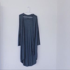 Extended Length Knit Cardigan